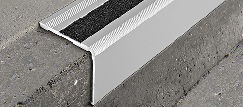 Proend 5050 - silver anod. aluminium stair nosings profiles | Progress ...