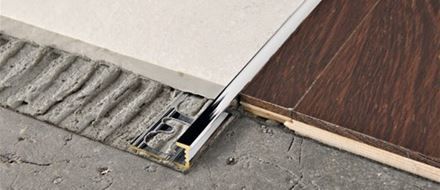 Smooth Edge Curved Carpet Edge Trim , Stair Carpet Edge Protectors 9mm